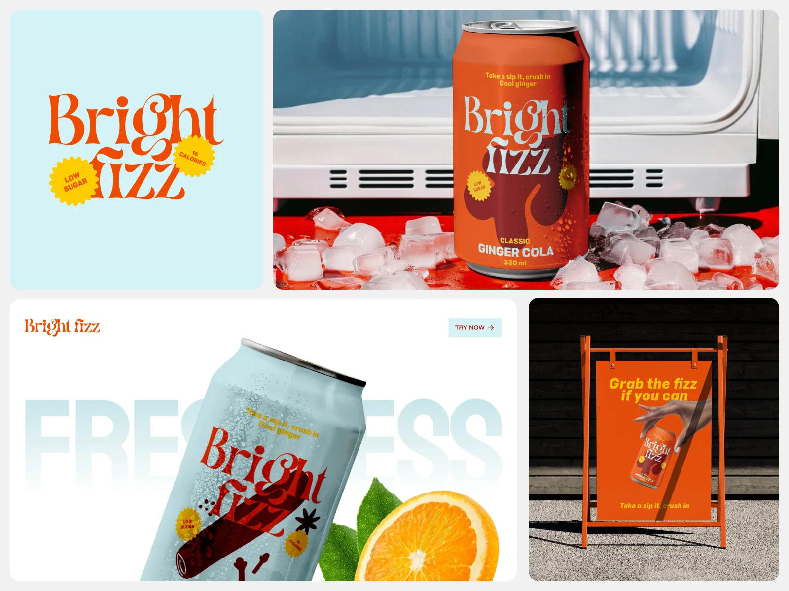 Bright Fizz Branding