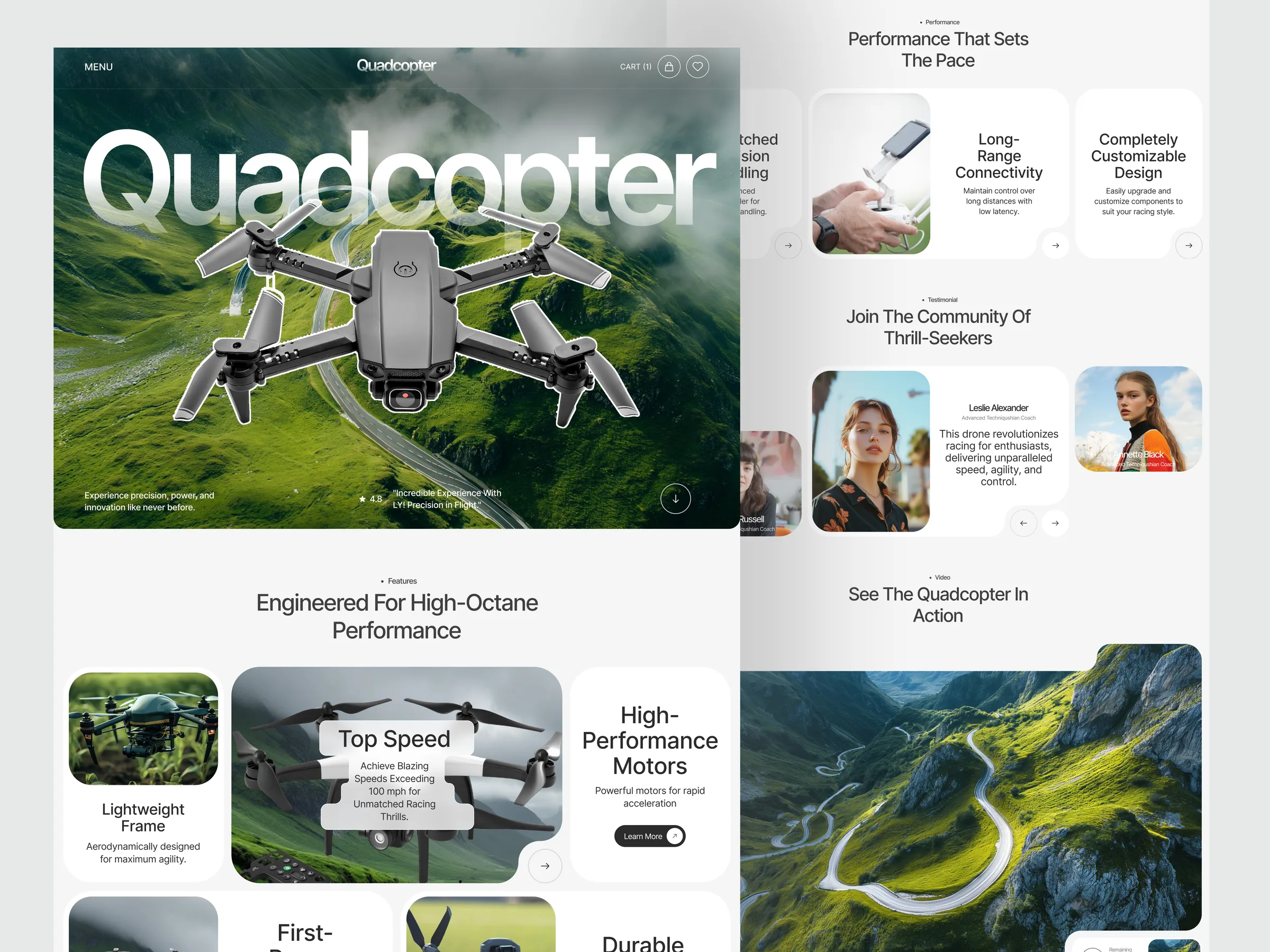 Landing page