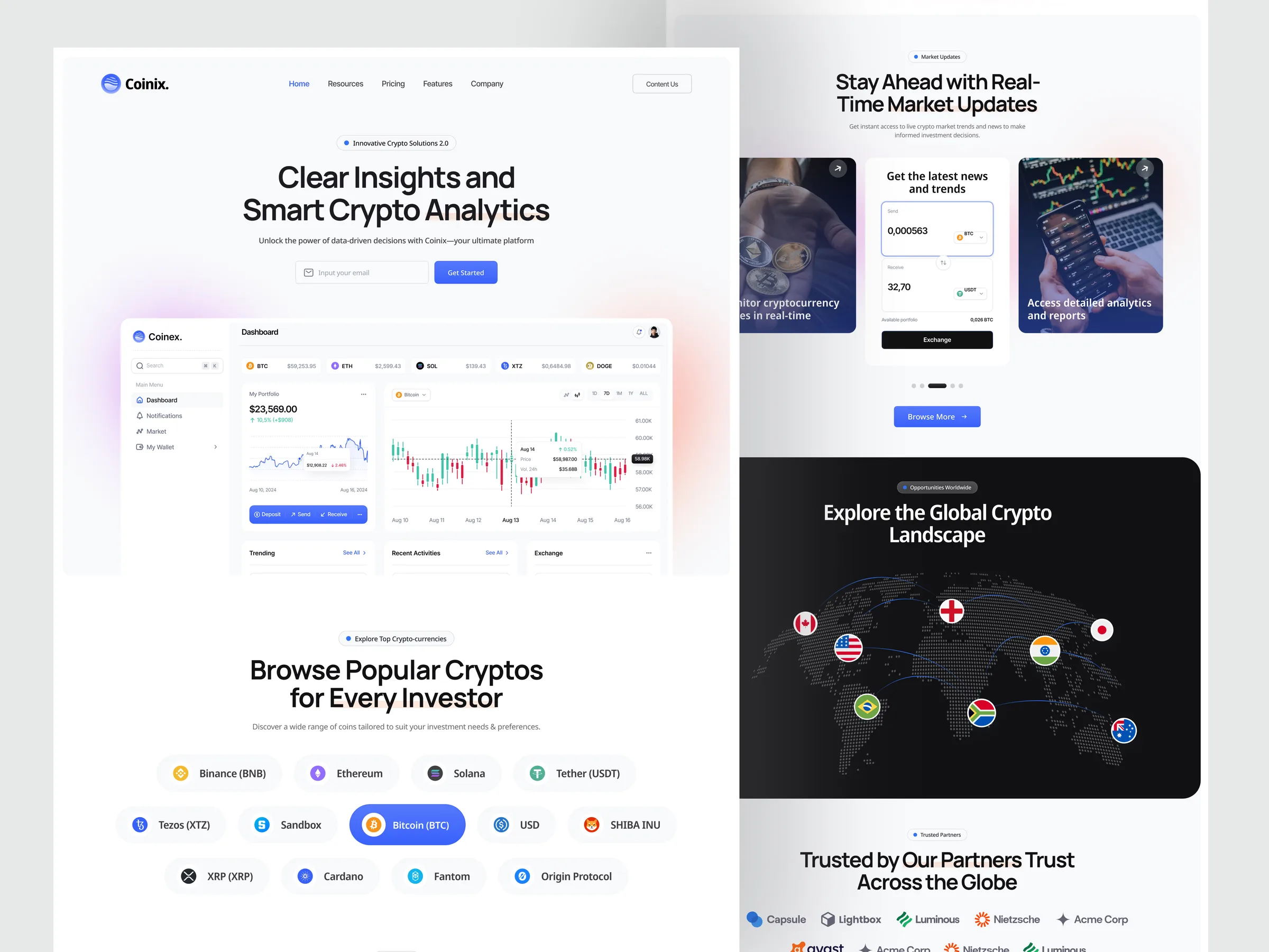 Landing page