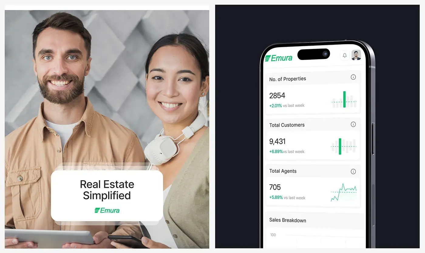 Property and proptech: a screen from a product I designed