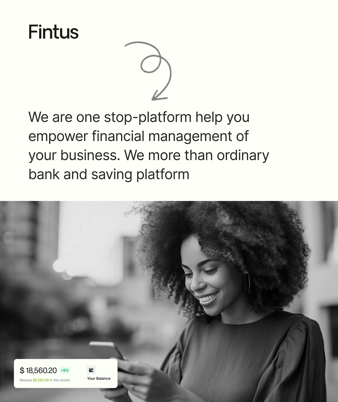 Fintus, presentation slide 2 of 8