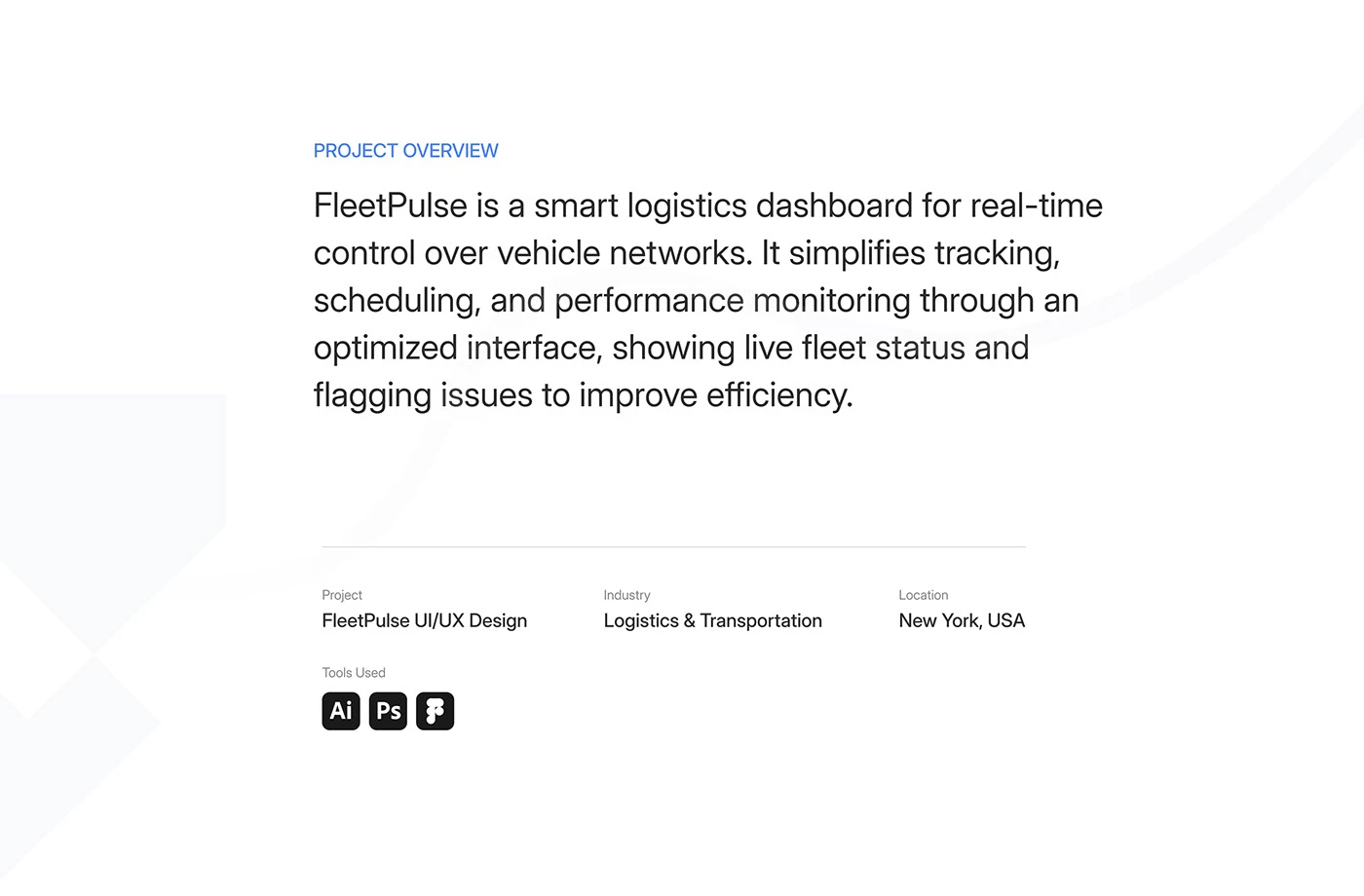 FleetPulse, presentation slide 2 of 26