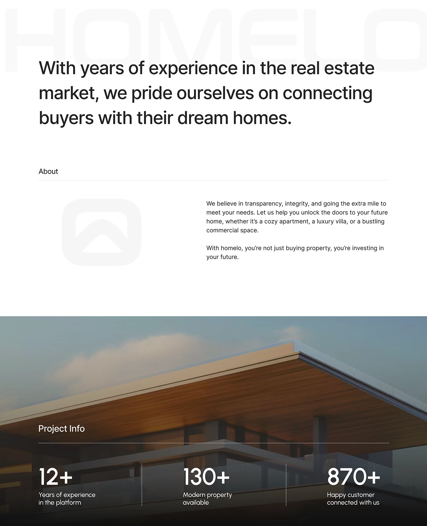 Homelo, presentation slide 2 of 7