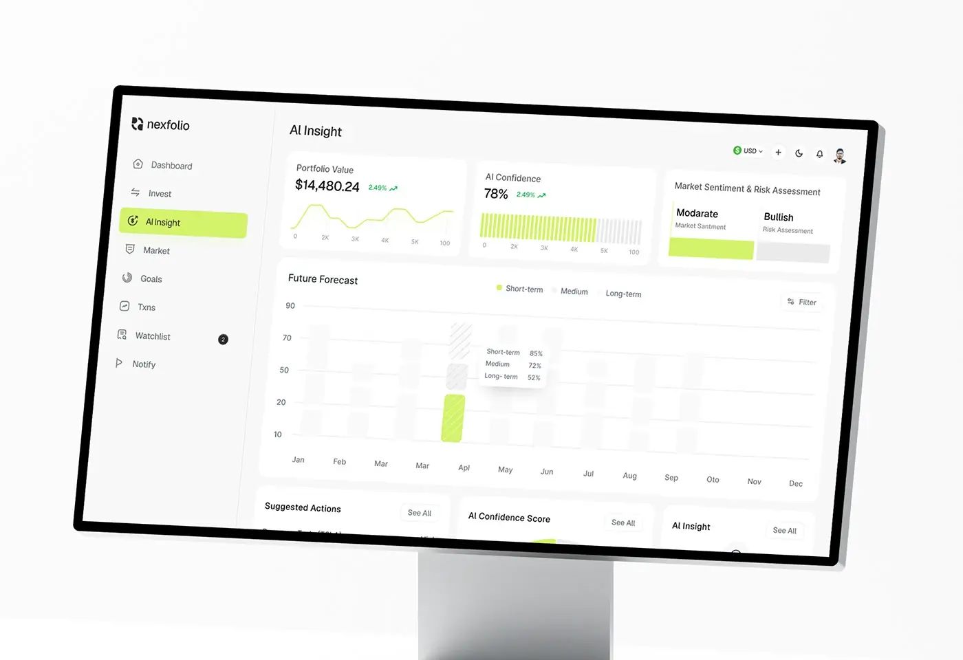 Asset managers and fintech in ADGM: a screen from a product I designed