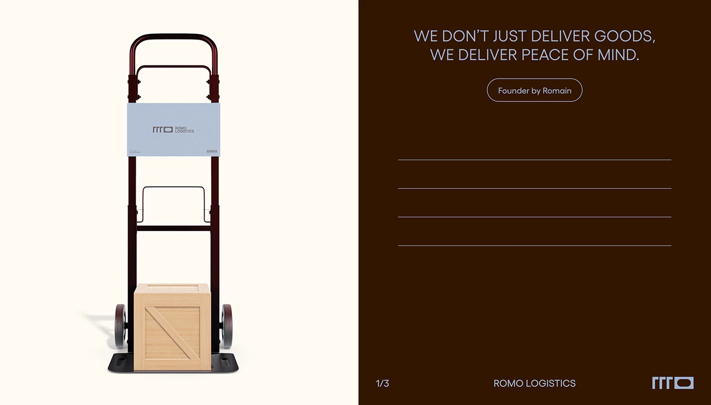 ROMO Logistics, presentation slide 24 of 25