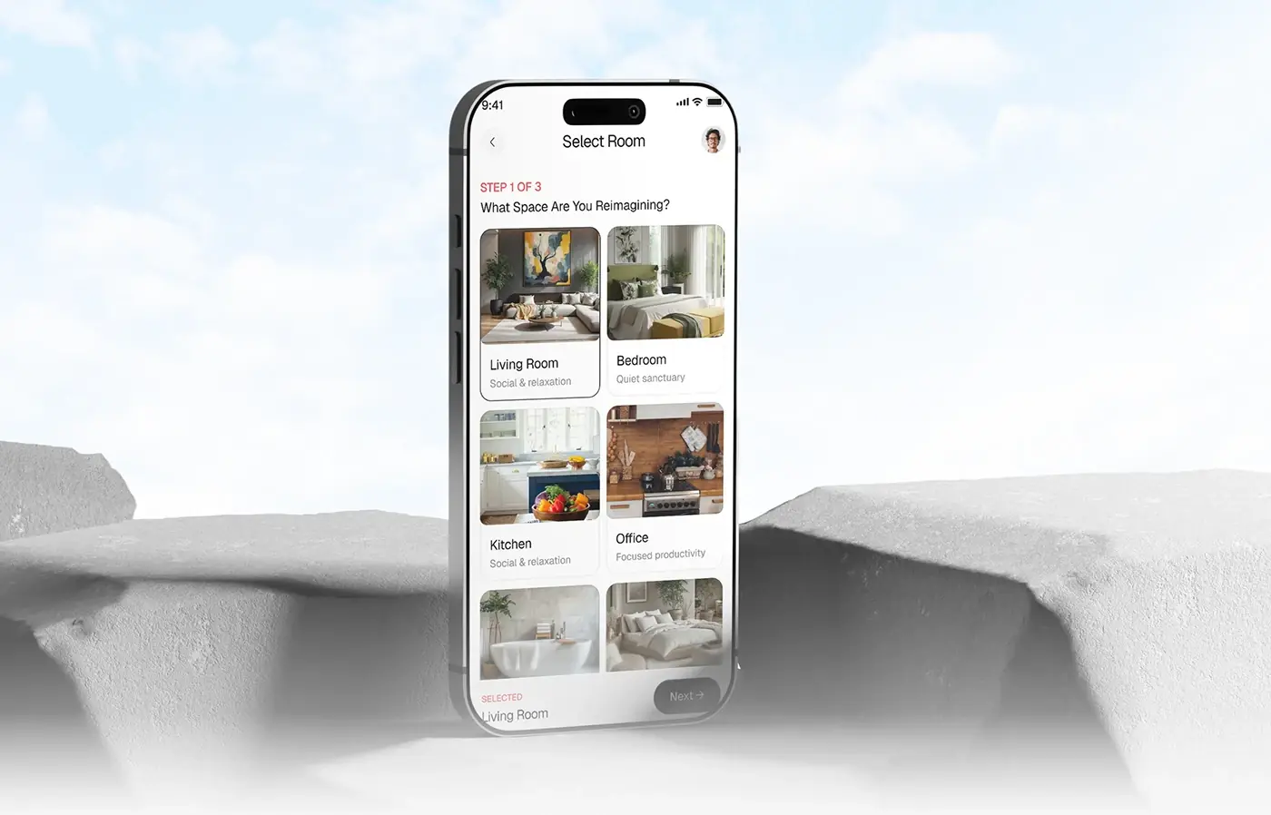 AI products: a screen from a product my team designed