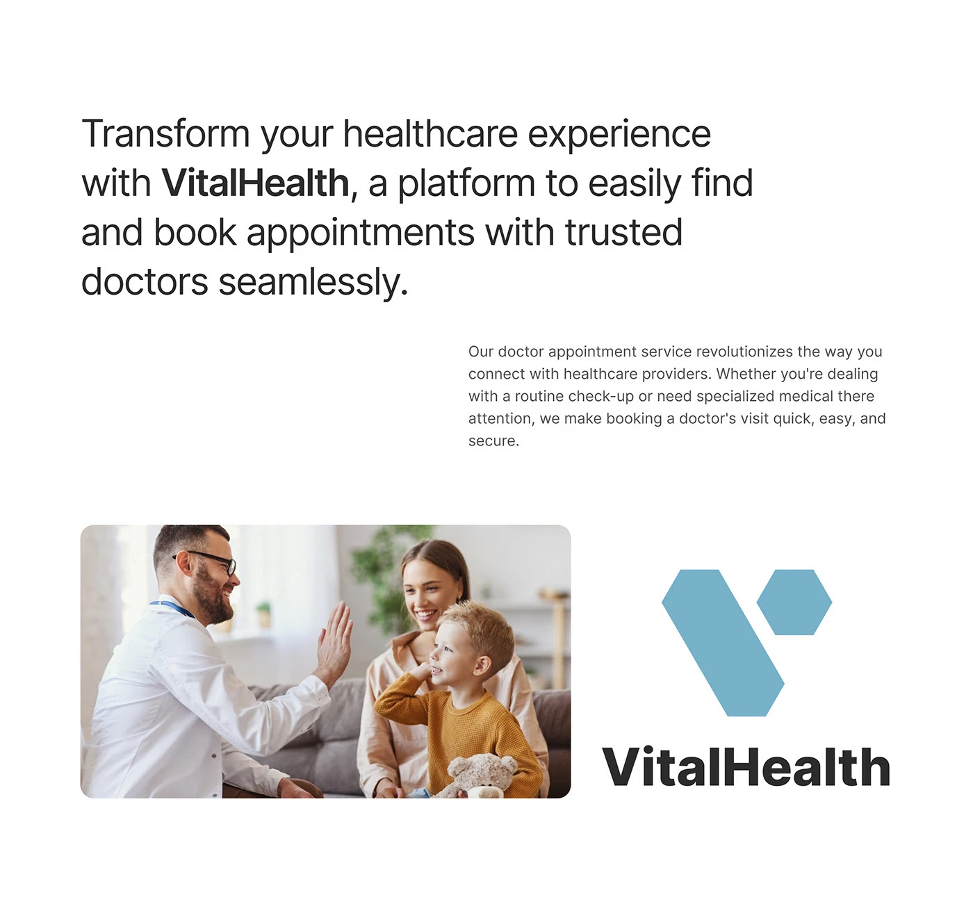 VitalHealth, presentation slide 2 of 13