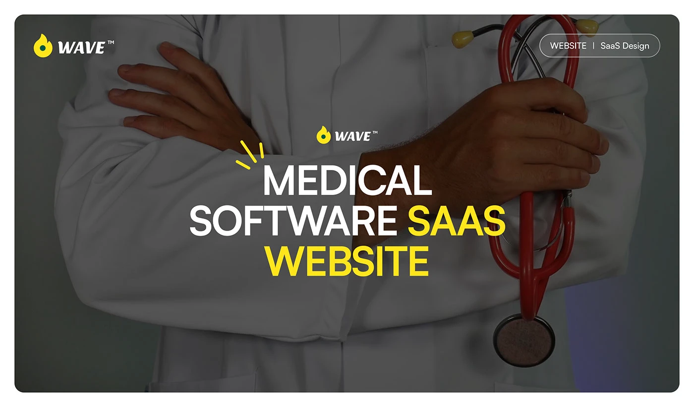 Wave: A Webflow website for a medical software SaaS